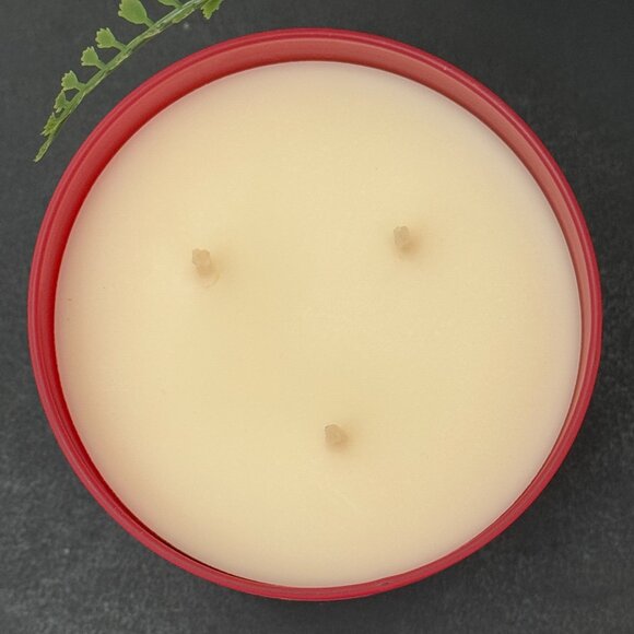 BBW Strawberry Pound Cake White Barn Bath & Body Works 3 Wick Candle - Picture 7 of 10